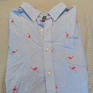 Mens casual short sleeved shirt